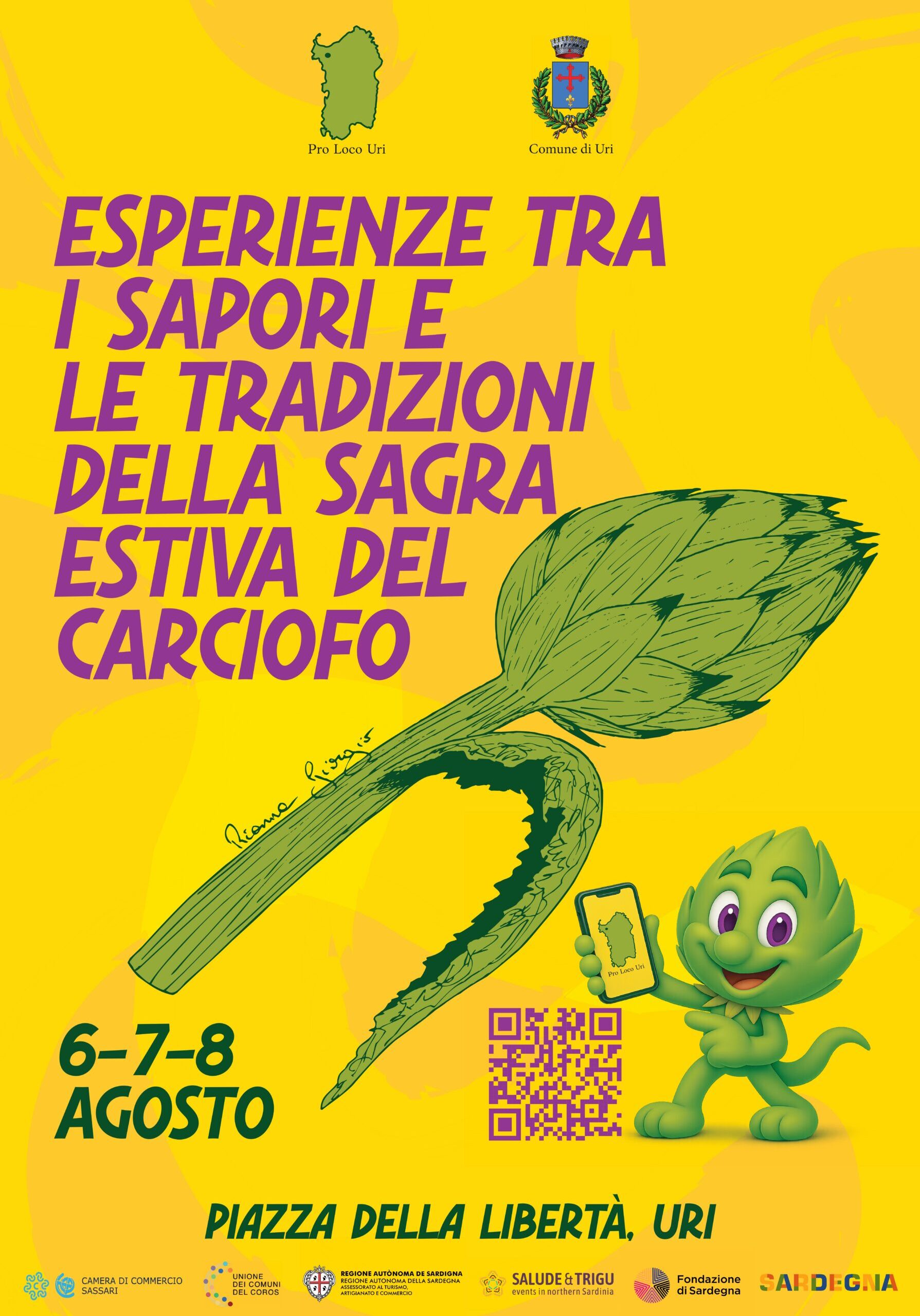 Locandina Sagra estiva del carciofo